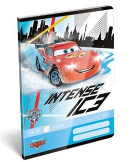 Autós Cars/Verdák 1. osztályos vonalas füzet, A5/14-32