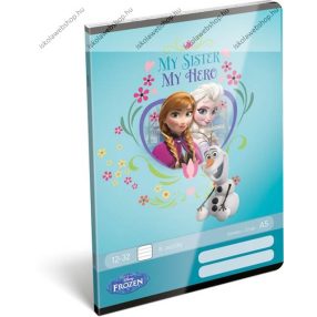   Frozen/Jégvarázs My Sister my Hero 3. osztályos vonalas füzet
