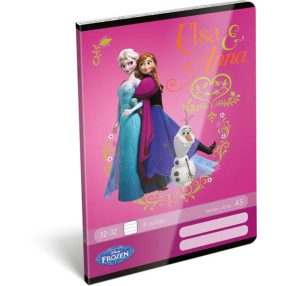   Frozen/Jégvarázs Elsa 2. osztályos vonalas füzet, A5/16-32
