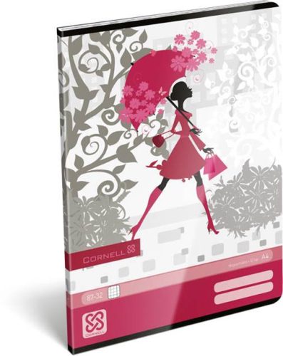 Virág - Lady A4 kockás füzet