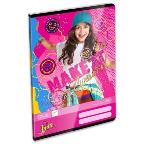 Hercegnős Soy Luna 1. osztályos vonalas füzet, A5/14-32