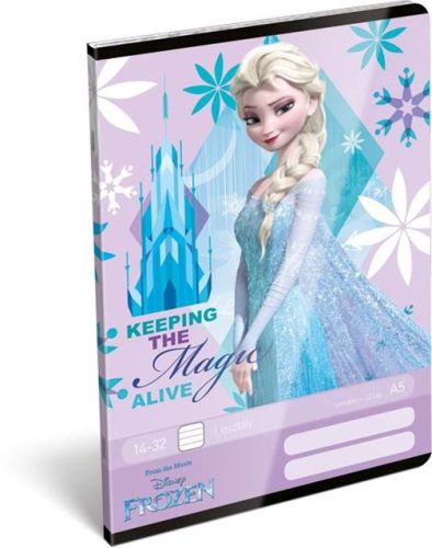 Frozen/Jégvarázs 2. osztályos vonalas füzet, Keeping, A5/16-32